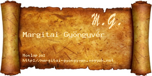 Margitai Gyöngyvér névjegykártya